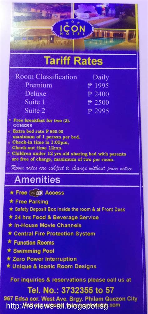 icon hotel north edsa rates